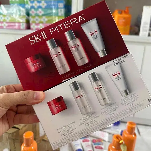 Set Dưỡng Da SK II Mini 4 Món Essential Travel Kit - Mỹ phẩm - Vua Hàng Hiệu