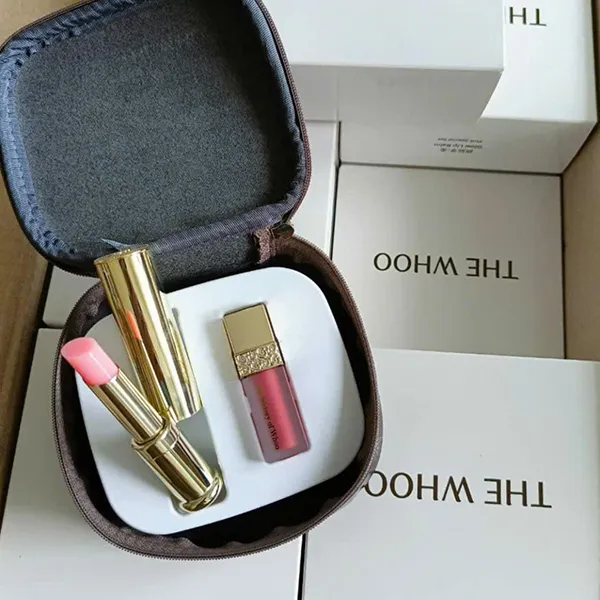 Set Son Dưỡng Môi Whoo Gongjinhyang Glow Lip Balm Special Pink 3 Món - Son Môi - Vua Hàng Hiệu