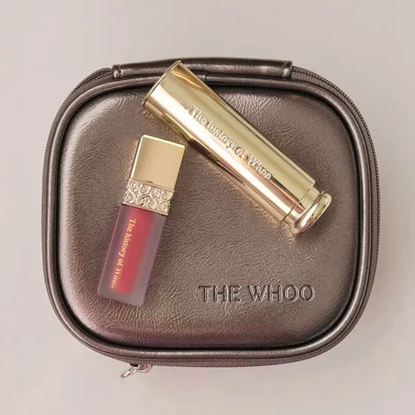 Set Son Dưỡng Môi Whoo Gongjinhyang Glow Lip Balm Special Red 3 Món - Son Môi - Vua Hàng Hiệu