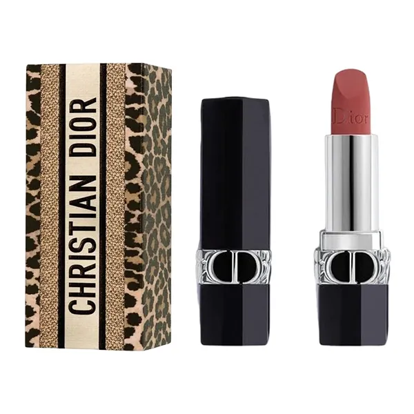 Son Dior 720 Icône Rouge Dior Lip Balm Matte Finish Màu Hồng Đất (Vỏ Beo)