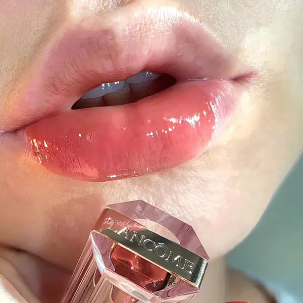 Son Dưỡng Lancôme Lip Idôle Squalane-12 Butterglow Hydrating Lip Balm 42 Heated Glow Màu Hồng Đào - Son Môi - Vua Hàng Hiệu