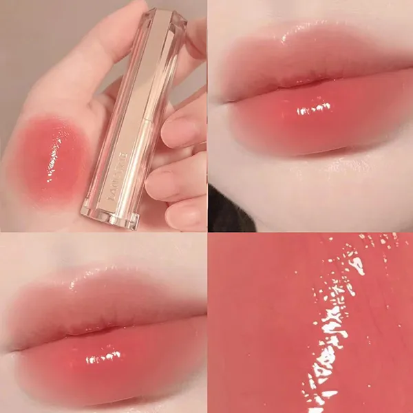 Son Dưỡng Lancôme Lip Idôle Squalane-12 Butterglow Hydrating Lip Balm 42 Heated Glow Màu Hồng Đào - Son Môi - Vua Hàng Hiệu