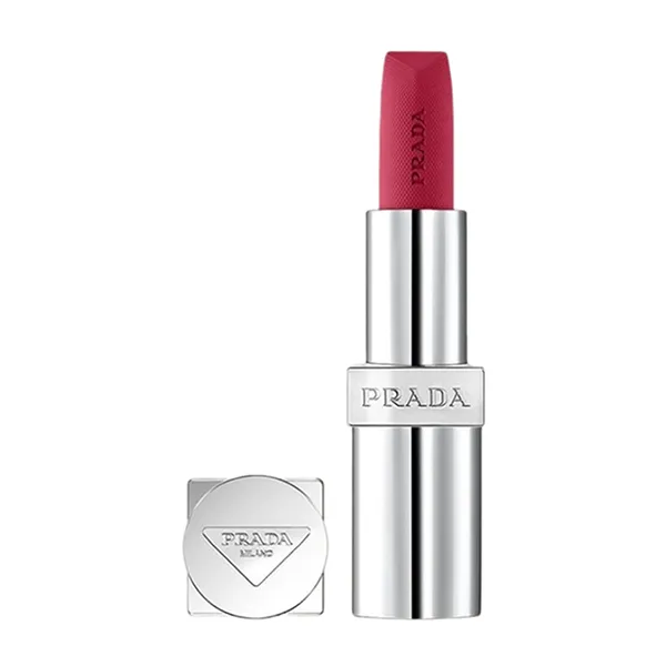 Son Lì Prada Monochrome Soft Matte Lipstick P157 Pourpre Màu Hồng Đậm - Son Môi - Vua Hàng Hiệu