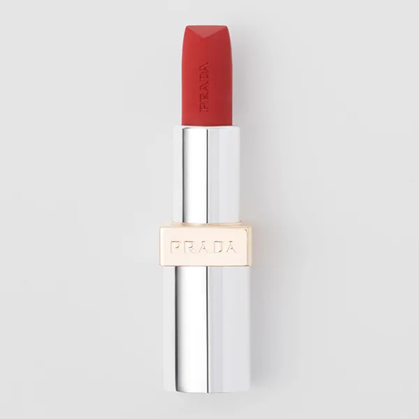 Son Prada Monochrome Hyper Matte 076 Amber Màu Đỏ Cam Trầm - Son Môi - Vua Hàng Hiệu
