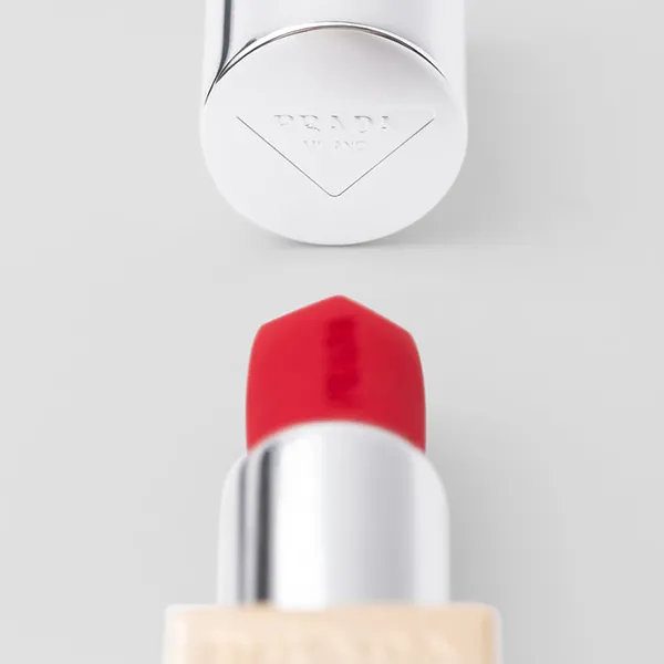 Son Prada Monochrome Hyper Matte Lipstick R27 Rubino Màu Đỏ Cam - Son Môi - Vua Hàng Hiệu