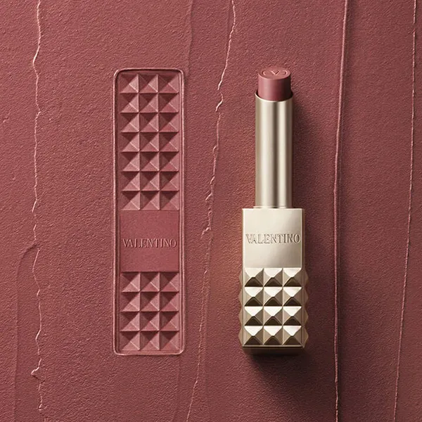 Son Valentino Spike Buttery Matte Lip Color 134 Couture In The Streets Màu Hồng Đất - Son Môi - Vua Hàng Hiệu