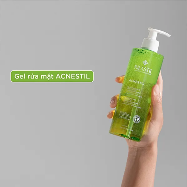 Sữa Rửa Mặt Dạng Gel Cho Da Mụn Rilastil Acnestil Cleansing 400ml - Sữa Rửa Mặt - Vua Hàng Hiệu