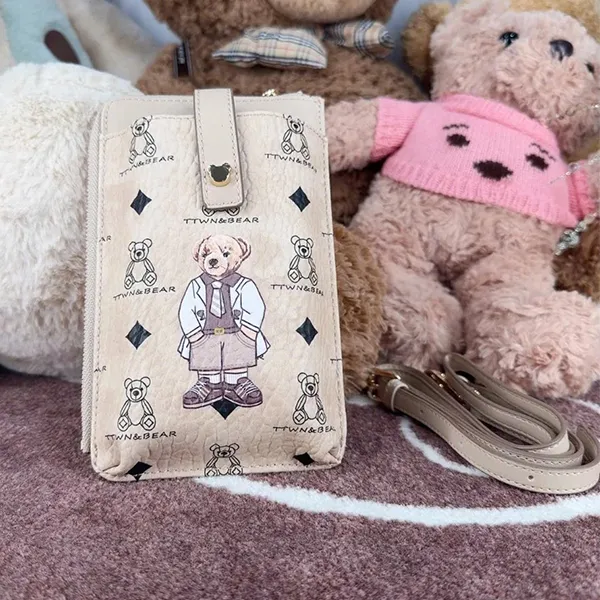 Túi Đeo Chéo Mini Nữ TTWN BEAR TT-2470-78320 Màu Be