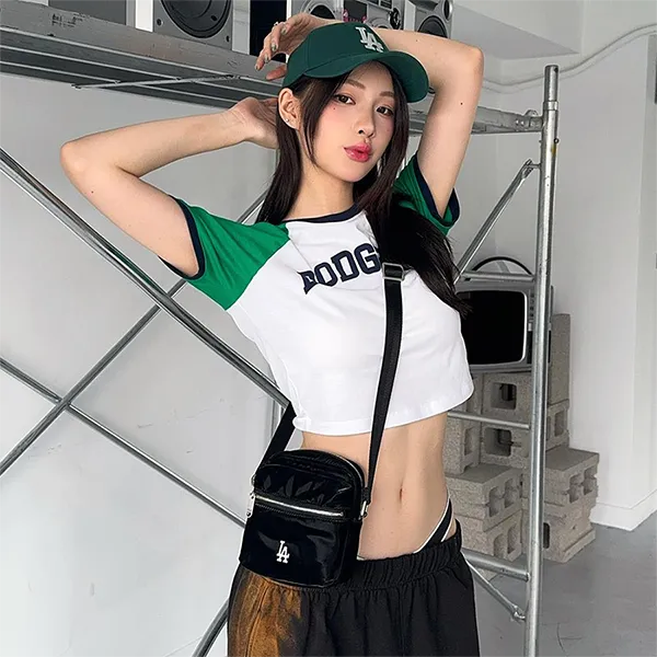 Túi Đeo Chéo MLB Basic Luxleisure Cross Bag Los Angeles Dodgers 3ACRM024N-07BKS Màu Đen