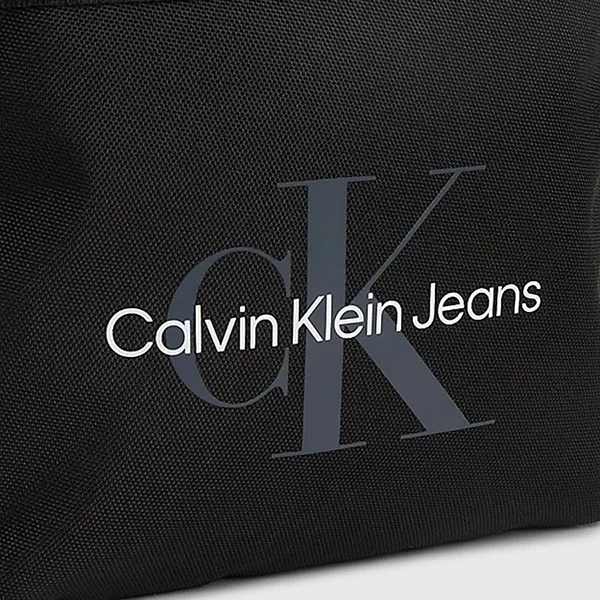 Túi Đeo Chéo Nam Calvin Klein CK Flat Logo Crossbody Bag K50K511097_NEBDS Màu Đen - Túi xách - Vua Hàng Hiệu