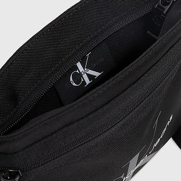 Túi Đeo Chéo Nam Calvin Klein CK Flat Logo Crossbody Bag K50K511097_NEBDS Màu Đen - Túi xách - Vua Hàng Hiệu