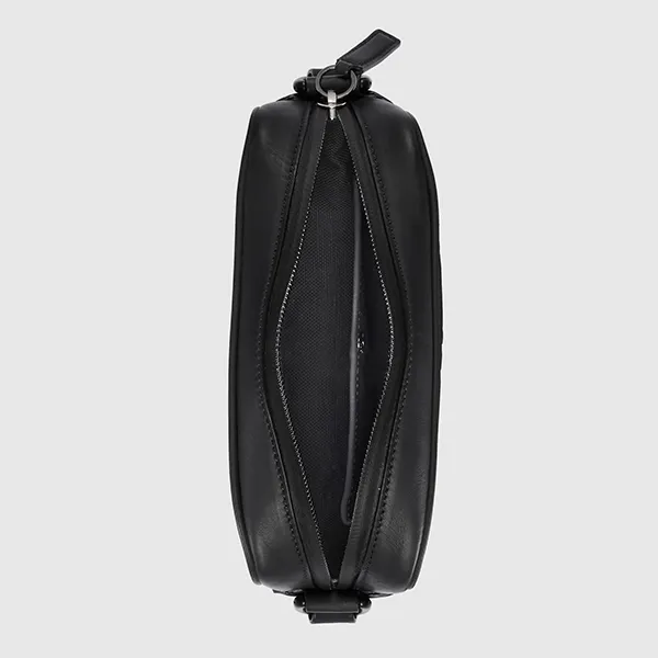 Túi Đeo Chéo Nam Gucci GG Black Leather Shoulderbag ‎771321 Màu Đen - Túi xách - Vua Hàng Hiệu