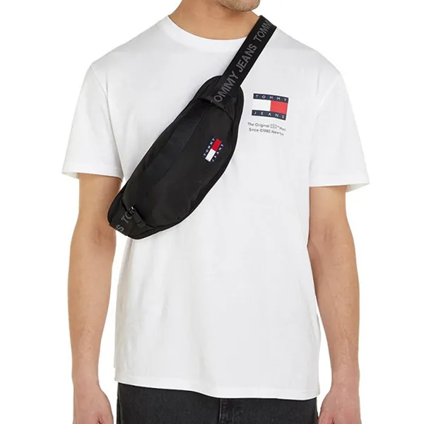 Túi Đeo Chéo Nam Tommy Hilfiger Waist Bag AM0AM11968_NEBDS Màu Đen