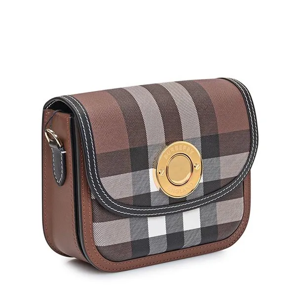 Túi Đeo Chéo Nữ Burberry Note Satchel Bag Màu Nâu