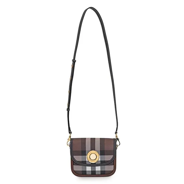 Túi Đeo Chéo Nữ Burberry Note Satchel Bag Màu Nâu