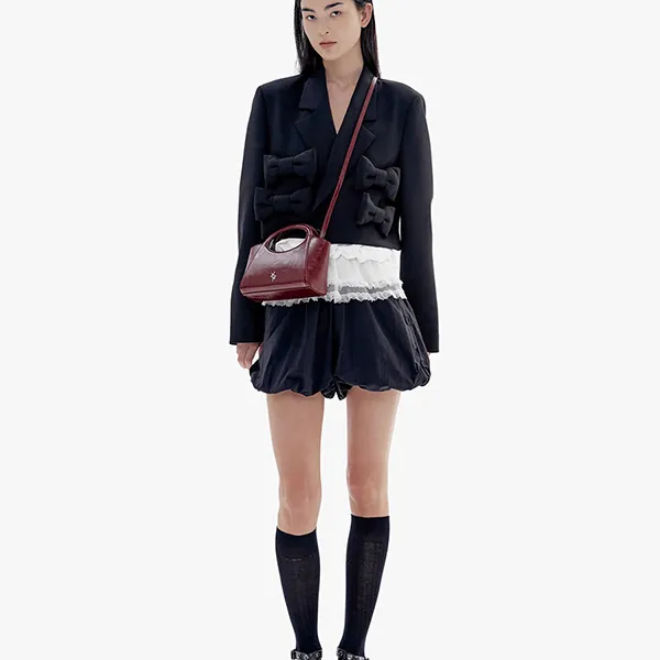 Túi Đeo Chéo Nữ Find Kapoor Market Bag 20 Burgundy Màu Đỏ