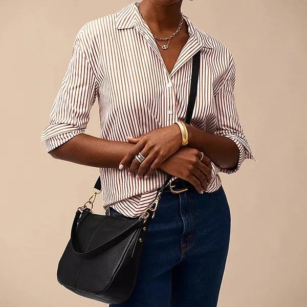 Túi Đeo Chéo Nữ Fossil Jolie Leather Crossbody Bag ZB7716001 Màu Đen