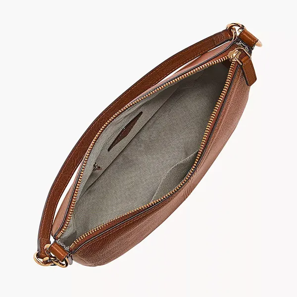 Túi Đeo Chéo Nữ Fossil Jolie Leather Crossbody Bag ZB7716200 Màu Nâu - Túi xách - Vua Hàng Hiệu