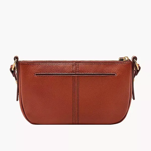 Túi Đeo Chéo Nữ Fossil Jolie Leather Small Crossbody ZB11097223 Màu Đỏ Nâu
