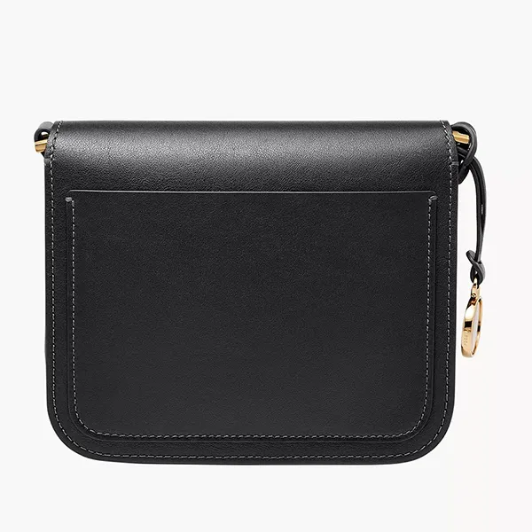 Túi Đeo Chéo Nữ Fossil Lennox Leather Crossbody Bag ZB1924001 Màu Đen
