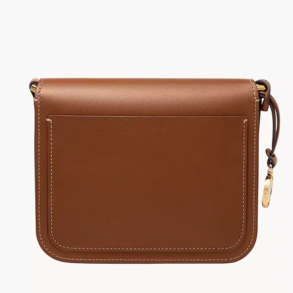 Túi Đeo Chéo Nữ Fossil Lennox Leather Crossbody Bag ZB1924200 Màu Nâu - Túi xách - Vua Hàng Hiệu