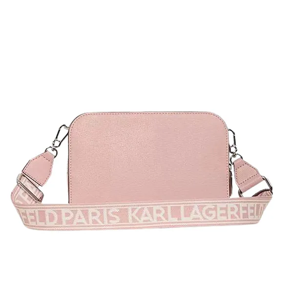 Túi Đeo Chéo Nữ Karl Lagerfeld Paris Maybelle Small Crossbody Bag LH4DU8CX Y7Z Màu Hồng - Túi xách - Vua Hàng Hiệu