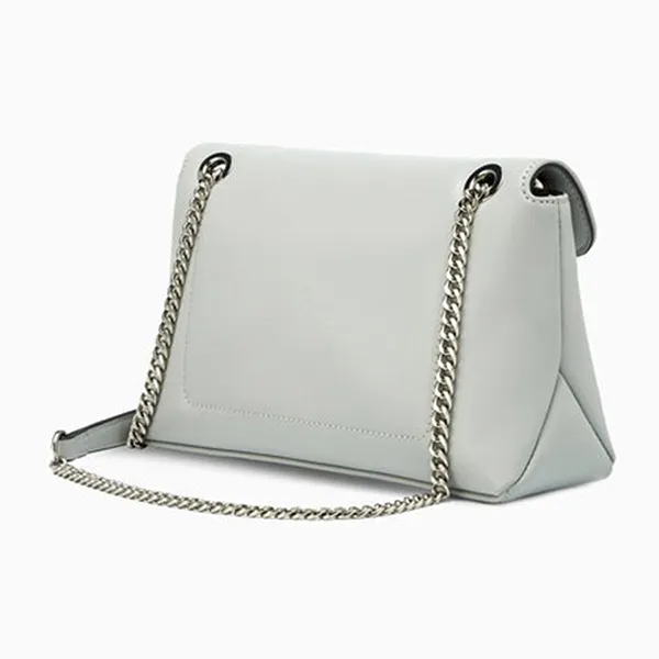 Túi Đeo Chéo Nữ Lyn Mills M Shoulder Bags LL24FBF114 Grey Màu Xám