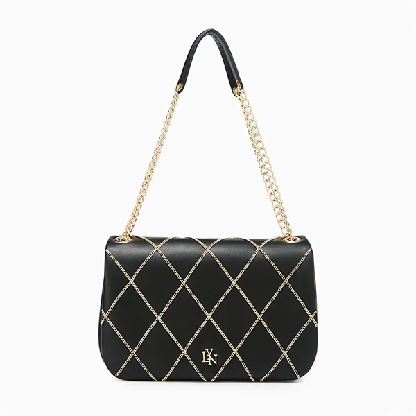 Túi Đeo Chéo Nữ Lyn Tina L Shoulder Bags LL24FBF099 Màu Đen - Túi xách - Vua Hàng Hiệu