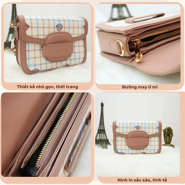 Túi Đeo Chéo Nữ TTWN BEAR TN2190 TN2843 Phối Màu
