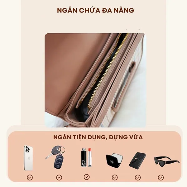 Túi Đeo Chéo Nữ TTWN BEAR TN2190 TN2843 Phối Màu