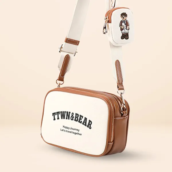 Túi Đeo Chéo Nữ TTWN BEAR TN3564-10040 Màu Be Nâu