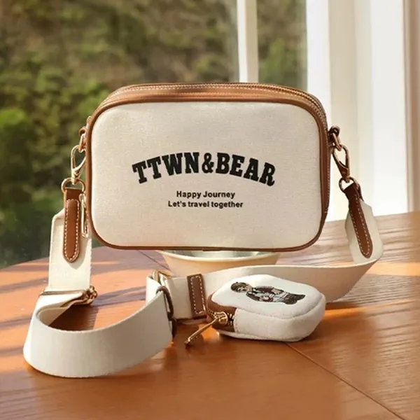 Túi Đeo Chéo Nữ TTWN BEAR TN3564-10040 Màu Be Nâu