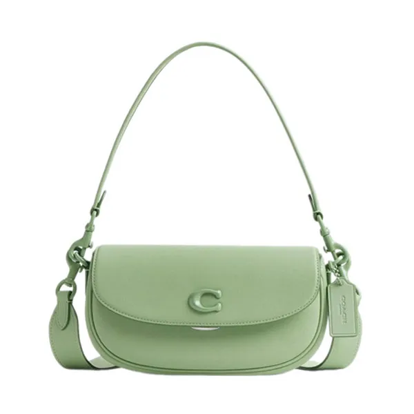Túi Đeo Vai Nữ Coach Emmy Saddle Shoulder Bag CR666 Màu Xanh - Túi xách - Vua Hàng Hiệu