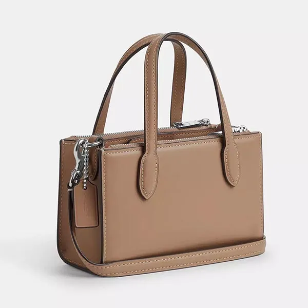 Túi Đeo Chéo Nữ Coach Mini Cabas Nina CT804 Màu Nâu - Túi xách - Vua Hàng Hiệu
