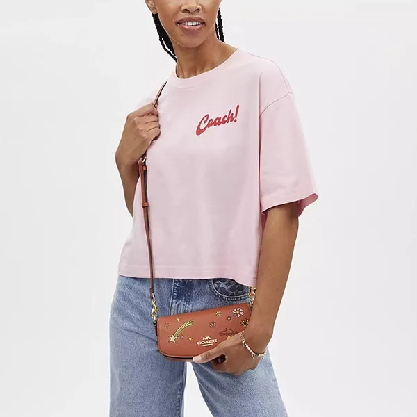 Túi Đeo Vai Nữ Coach X Observed By Us Andrea Small Shoulder Bag CU375 Màu Cam Nâu - Túi xách - Vua Hàng Hiệu