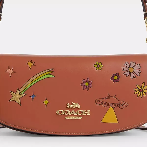 Túi Đeo Vai Nữ Coach X Observed By Us Andrea Small Shoulder Bag CU375 Màu Cam Nâu - Túi xách - Vua Hàng Hiệu