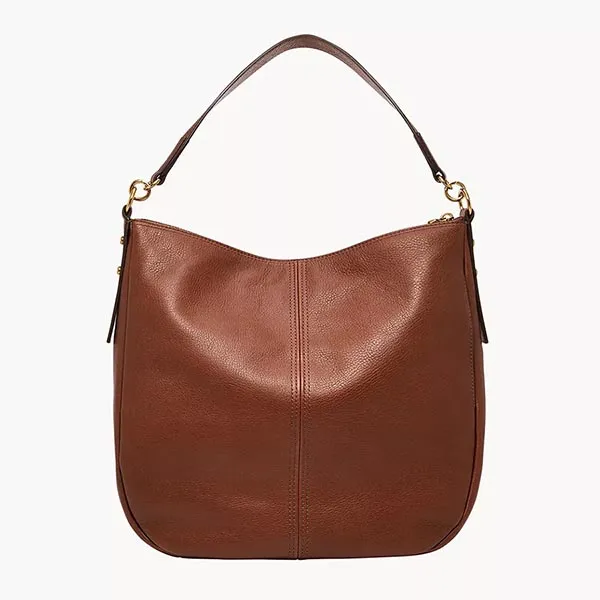 Túi Đeo Vai Nữ Fossil Jolie Leather Hobo Bag ZB1434200 Màu Nâu
