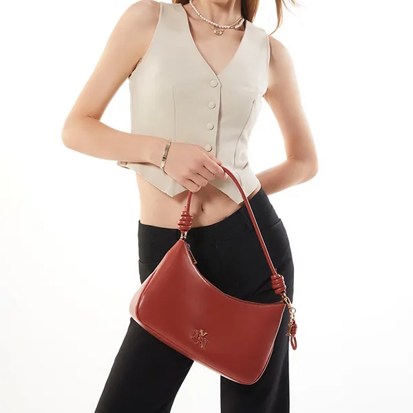 Túi Đeo Vai Nữ Lyn Martini M Shoulder Bags LL24FBF053 Màu Đỏ