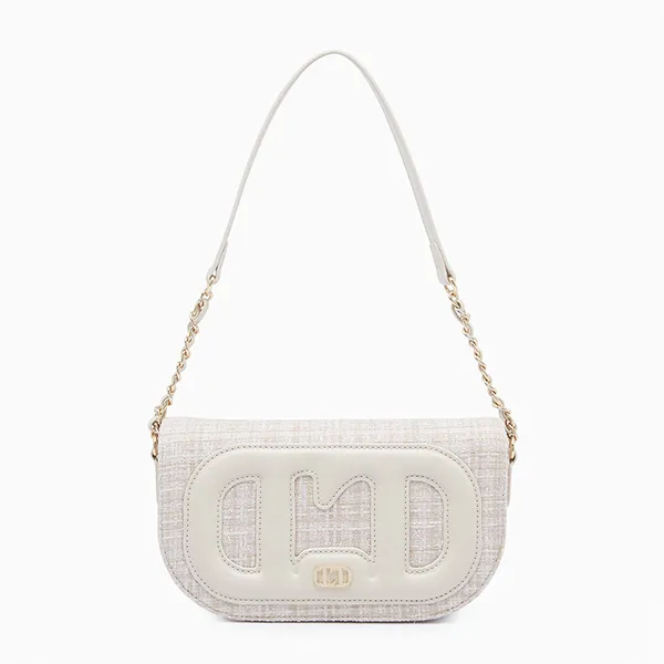 Túi Đeo Vai Nữ Lyn Mistti Tweed Shoulder Bags LL24CBF344 Beige Màu Be