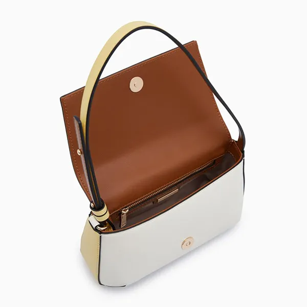 Túi Đeo Vai Nữ Lyn Monia Shoulder Bags LL24CBF112 Màu Nâu Trắng