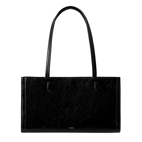 Túi Đeo Vai Nữ Stand Oil Oblong Shoulder Bag Màu Đen - Túi xách - Vua Hàng Hiệu