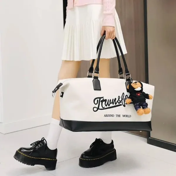 Túi Du Lịch TTWN BEAR TN3766 TN3766-10040 Màu Be Phối Đen