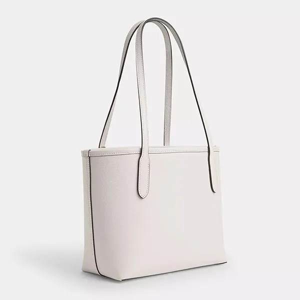 Túi Tote Nữ Coach Small City Tote Bag CT859 Màu Trắng Kem - Túi xách - Vua Hàng Hiệu