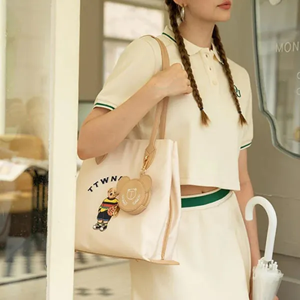 Túi Tote Nữ TTWN BEAR TN3429-10040 Màu Be