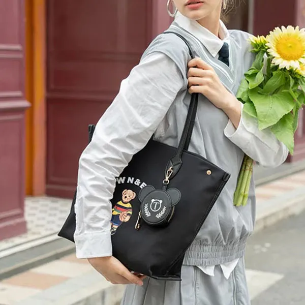 Túi Tote Nữ TTWN BEAR TN3429-20010 Màu Đen
