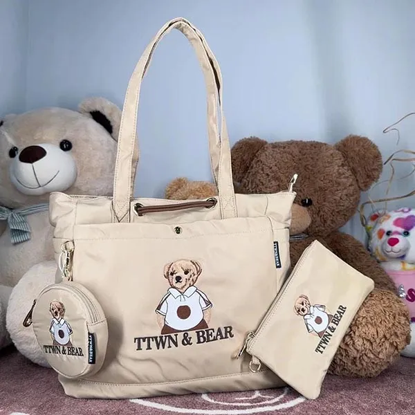 Túi Tote Nữ TTWN BEAR TN3722 Màu Trà Sữa