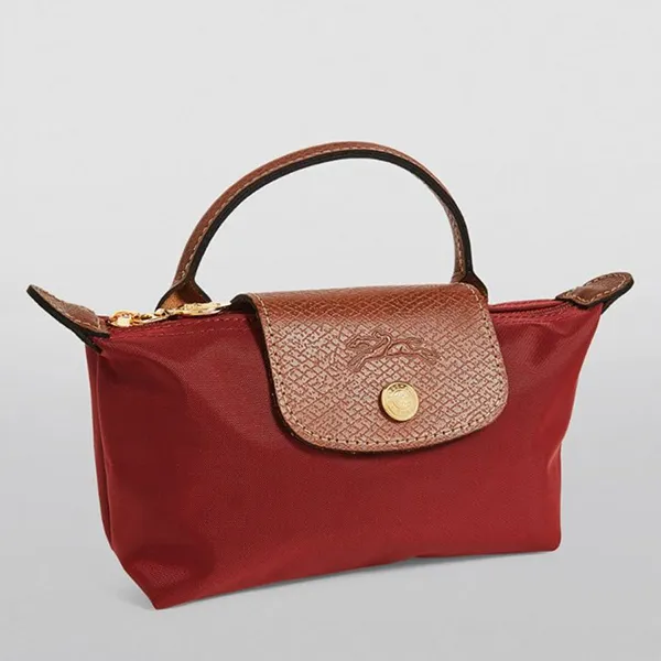 Túi Xách Nữ Longchamp The Original Folding Pouch Burgundy Màu Đỏ Tía