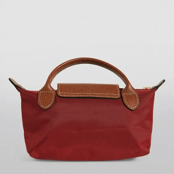 Túi Xách Nữ Longchamp The Original Folding Pouch Burgundy Màu Đỏ Tía