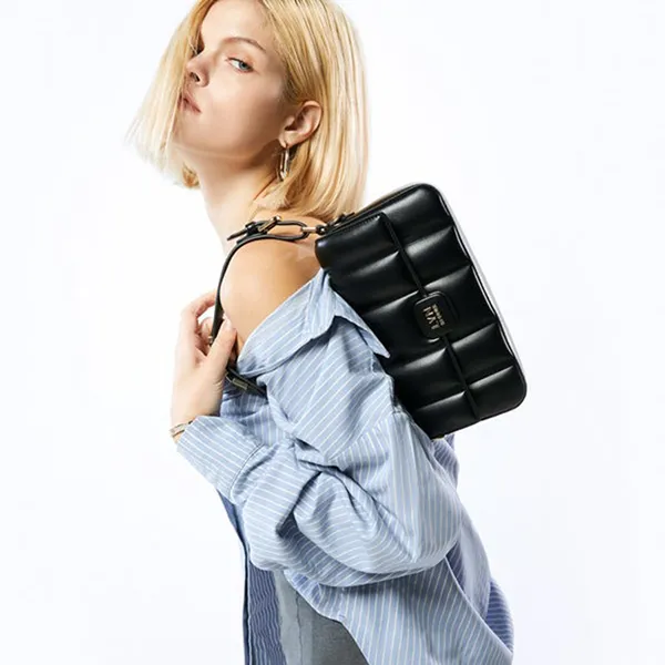 Túi Xách Nữ Lyn Patti Shoulder Bags LL24FBF387 Black Màu Đen - Túi xách - Vua Hàng Hiệu