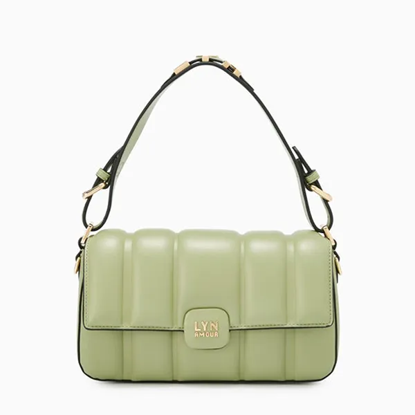 Túi Xách Nữ Lyn Patti Shoulder Bags LL24FBF387 Màu Xanh Lá - Túi xách - Vua Hàng Hiệu